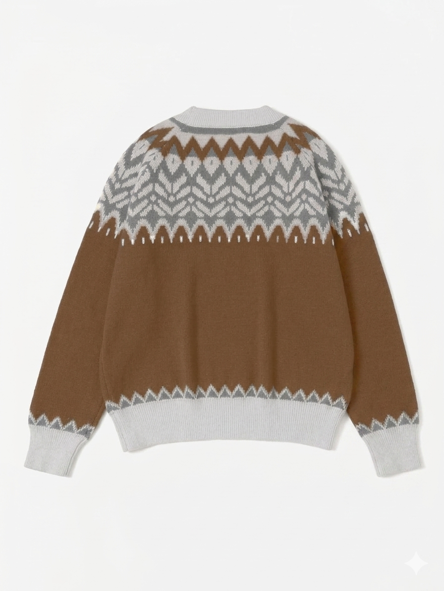 Vintage Fair Isle Strickpulli
