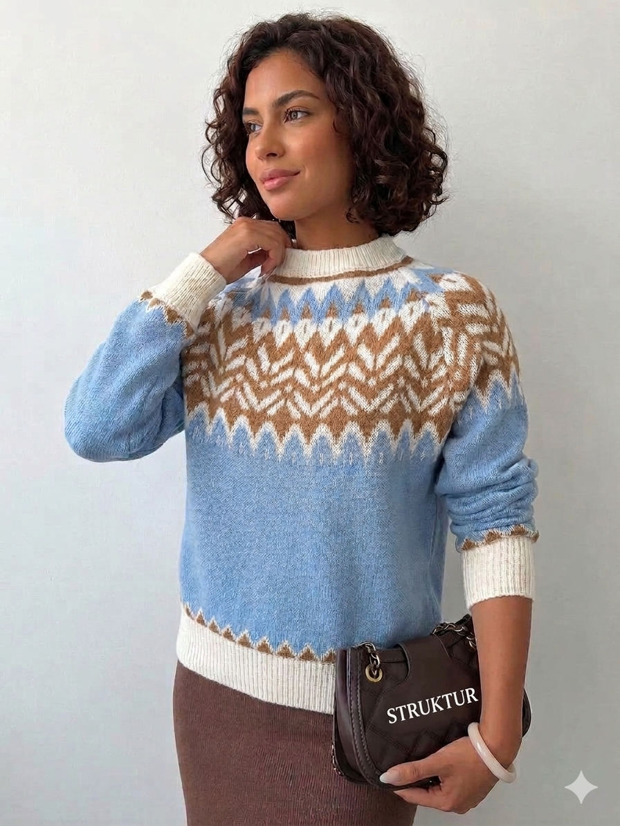 Vintage Fair Isle Strickpulli