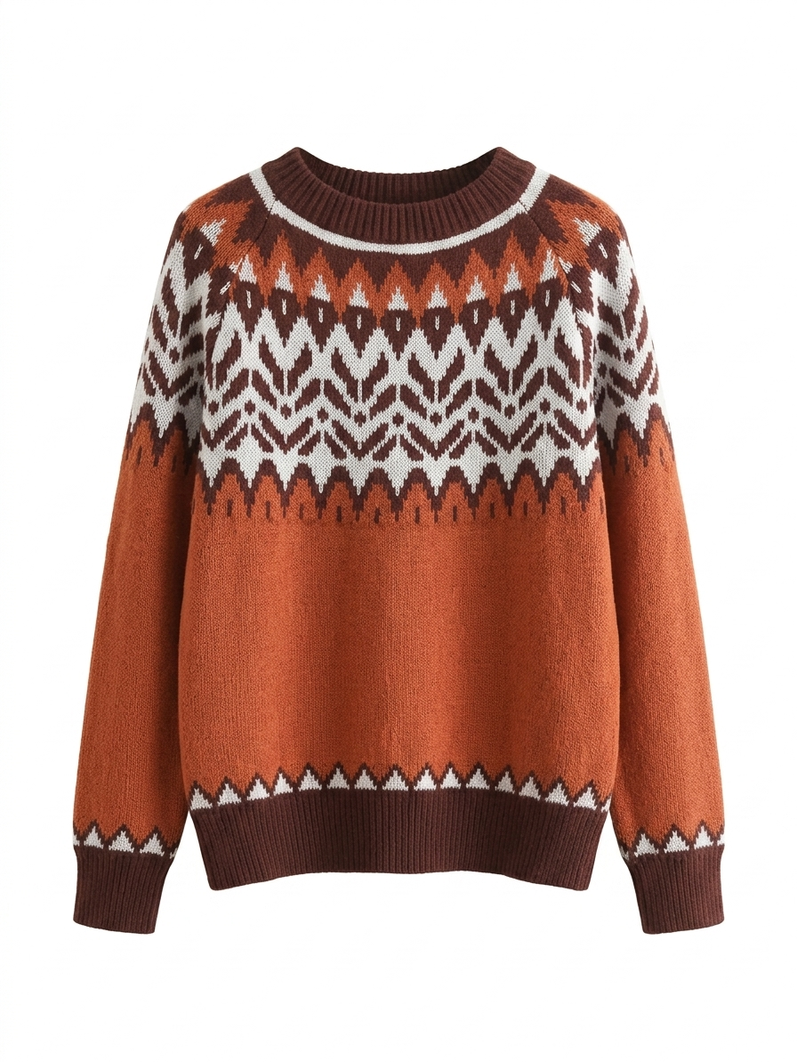 Vintage Fair Isle Strickpulli