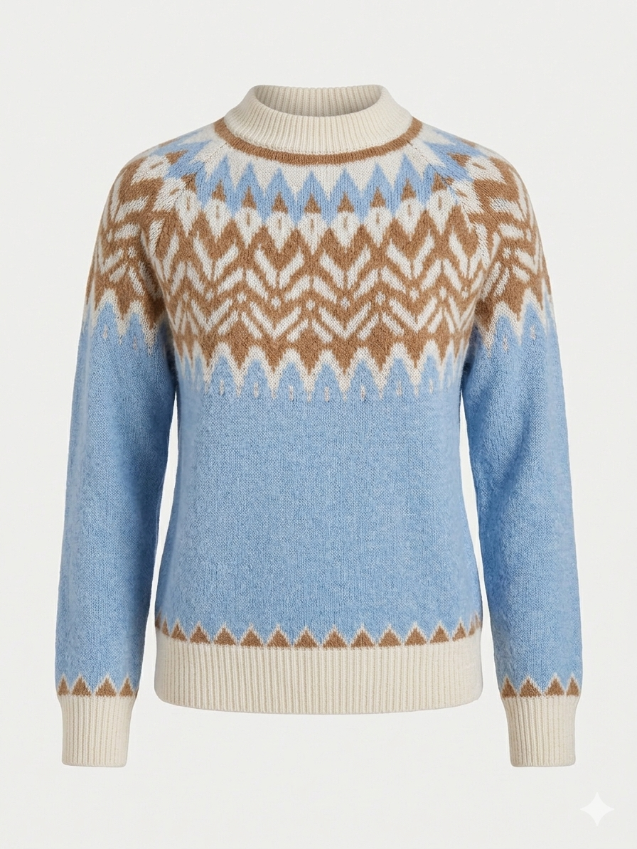 Vintage Fair Isle Strickpulli
