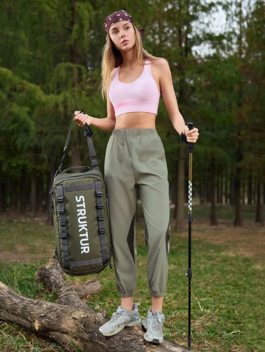 Versatile All-Terrain Jogger – Olive & Black Edition