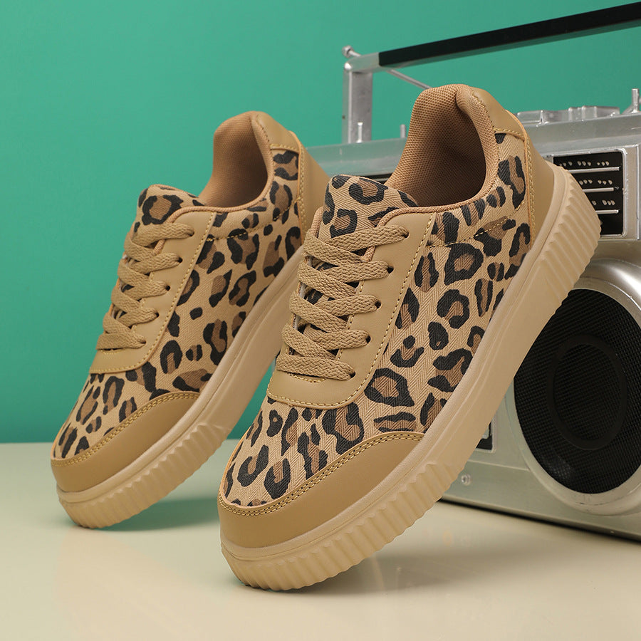 Samba Sneaker mit Leopardenmuster