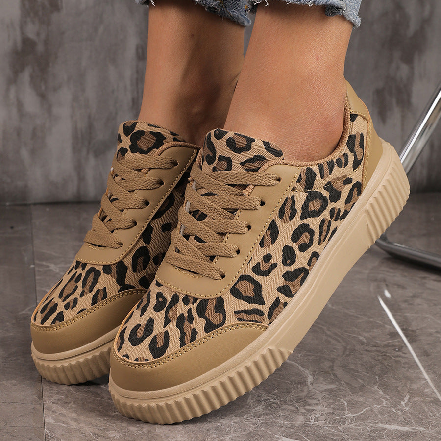 Samba Sneaker mit Leopardenmuster