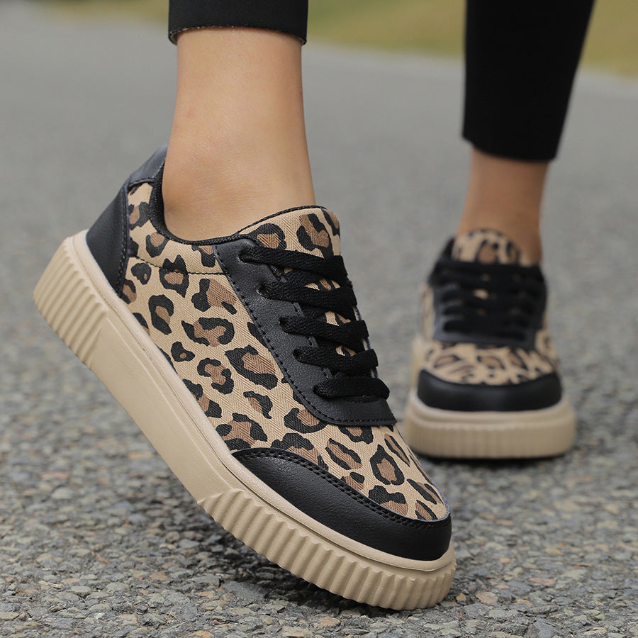 Samba Sneaker mit Leopardenmuster
