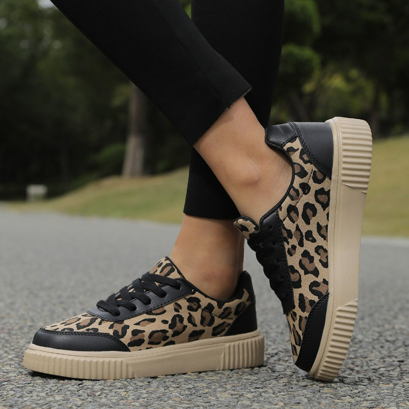 Samba Sneaker mit Leopardenmuster