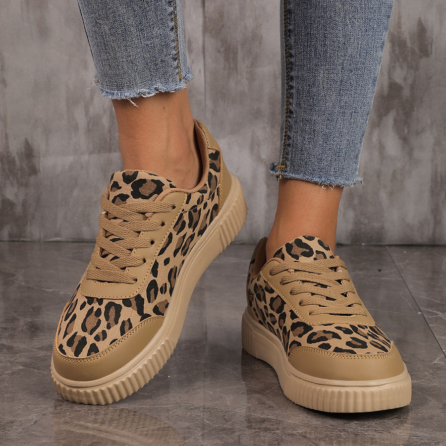 Samba Sneaker mit Leopardenmuster