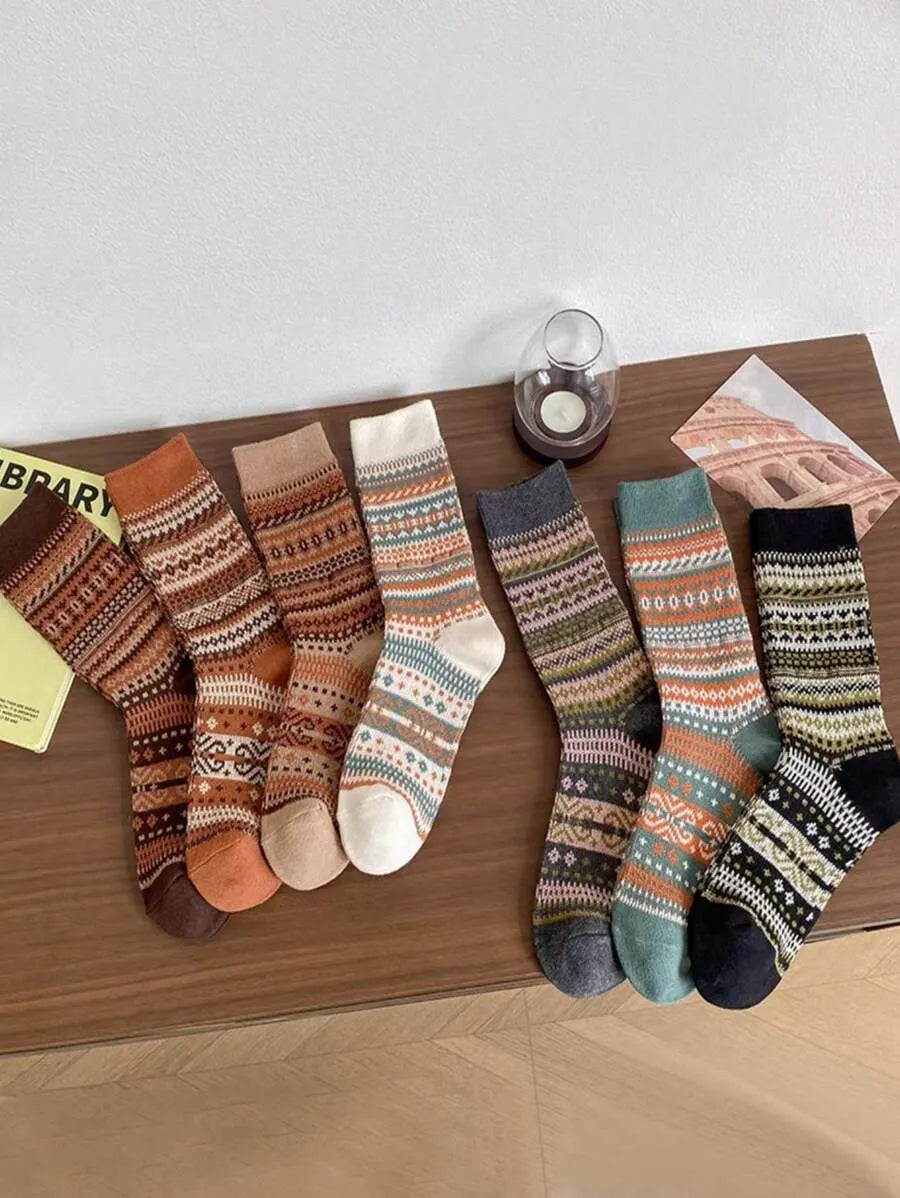 Boho Chic 5 Paar Socken-Set