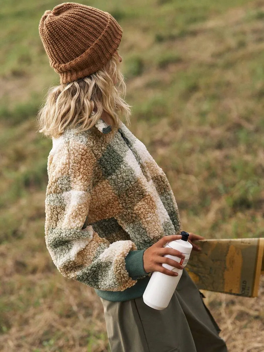 Kuscheliger Teddy-Troyer vintage Vibes