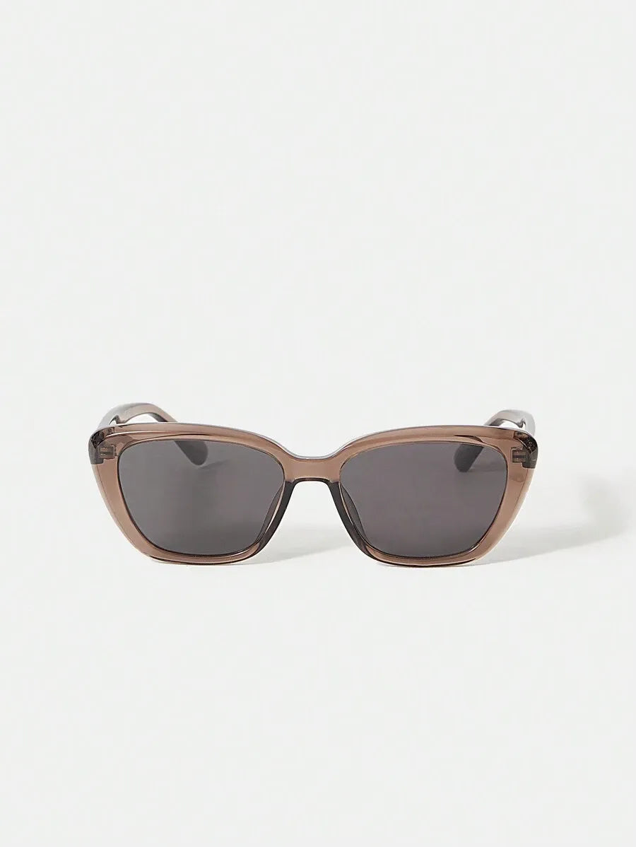 Strahlende Cat-Eye Sonnenbrille