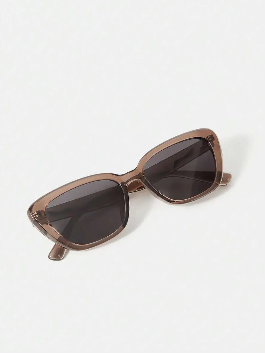 Strahlende Cat-Eye Sonnenbrille