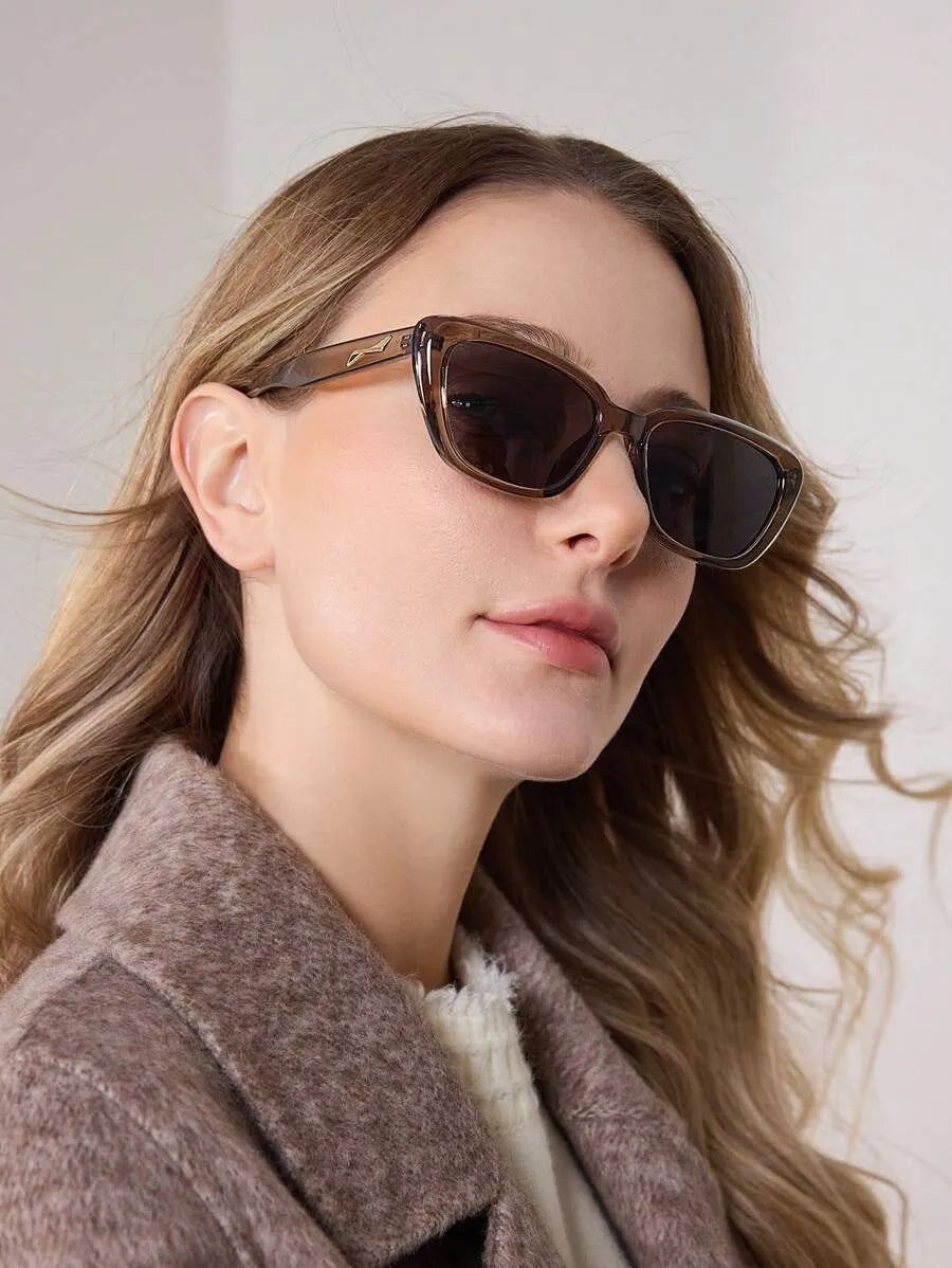 Strahlende Cat-Eye Sonnenbrille