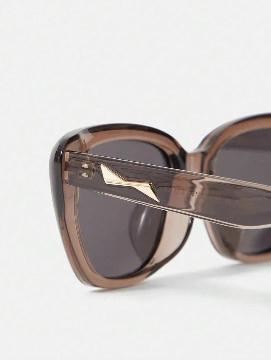 Strahlende Cat-Eye Sonnenbrille
