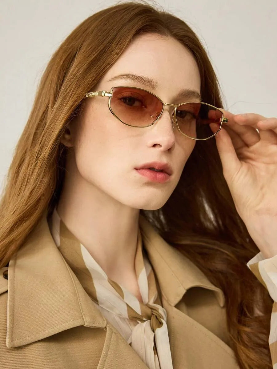 Obsidian Tortoise Oval Sonnenbrille