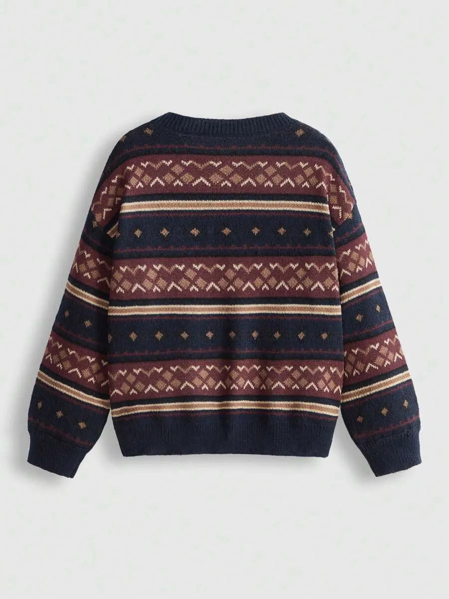 Fair-Isle Strickpullover
