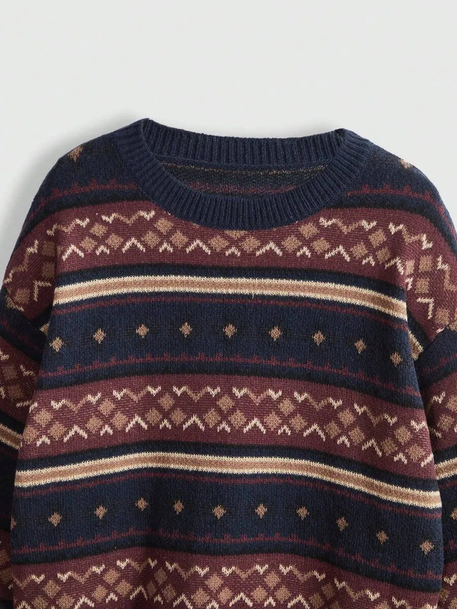 Fair-Isle Strickpullover