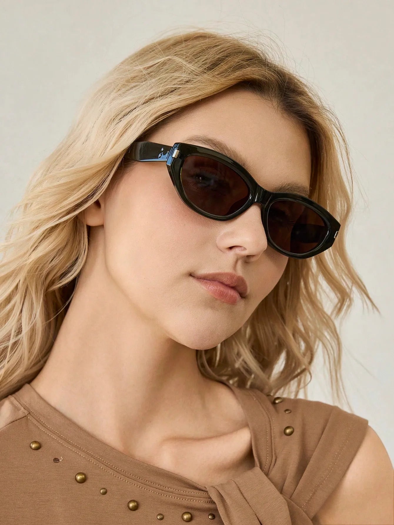 Organische Sonnenbrille mit Holzmaserung — Obsidian Forest