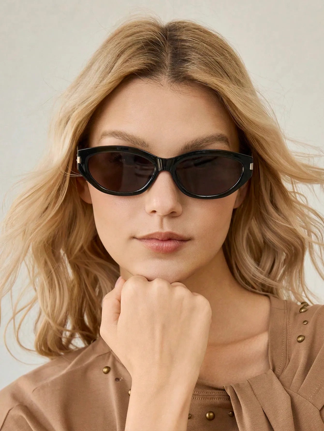 Organische Sonnenbrille mit Holzmaserung — Obsidian Forest