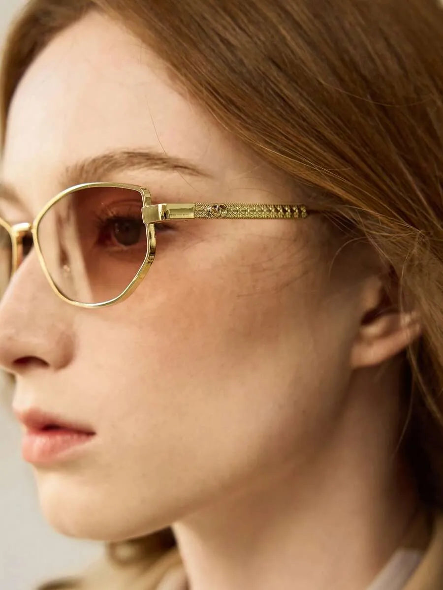 Obsidian Tortoise Oval Sonnenbrille
