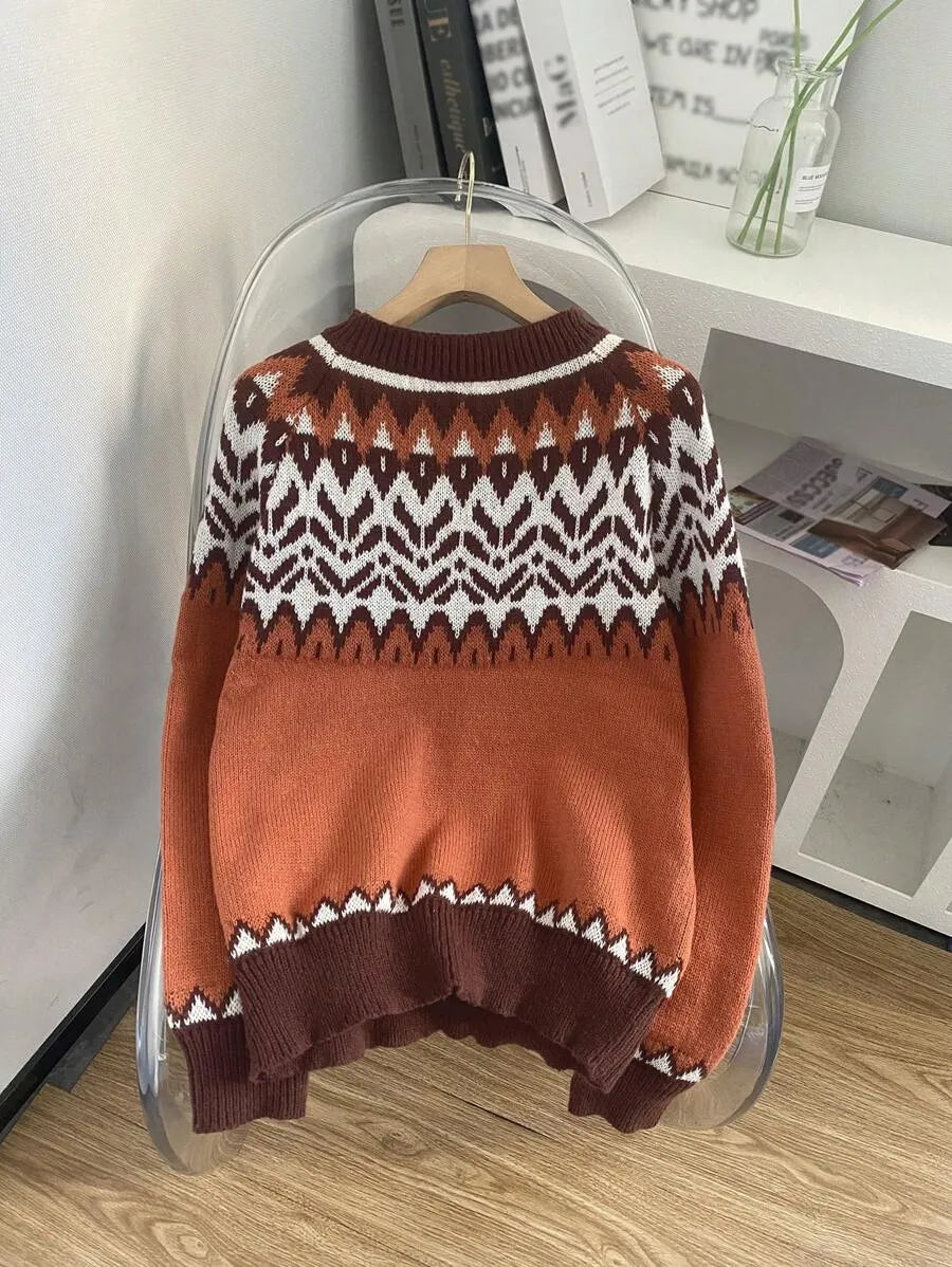 Vintage Fair Isle Strickpulli