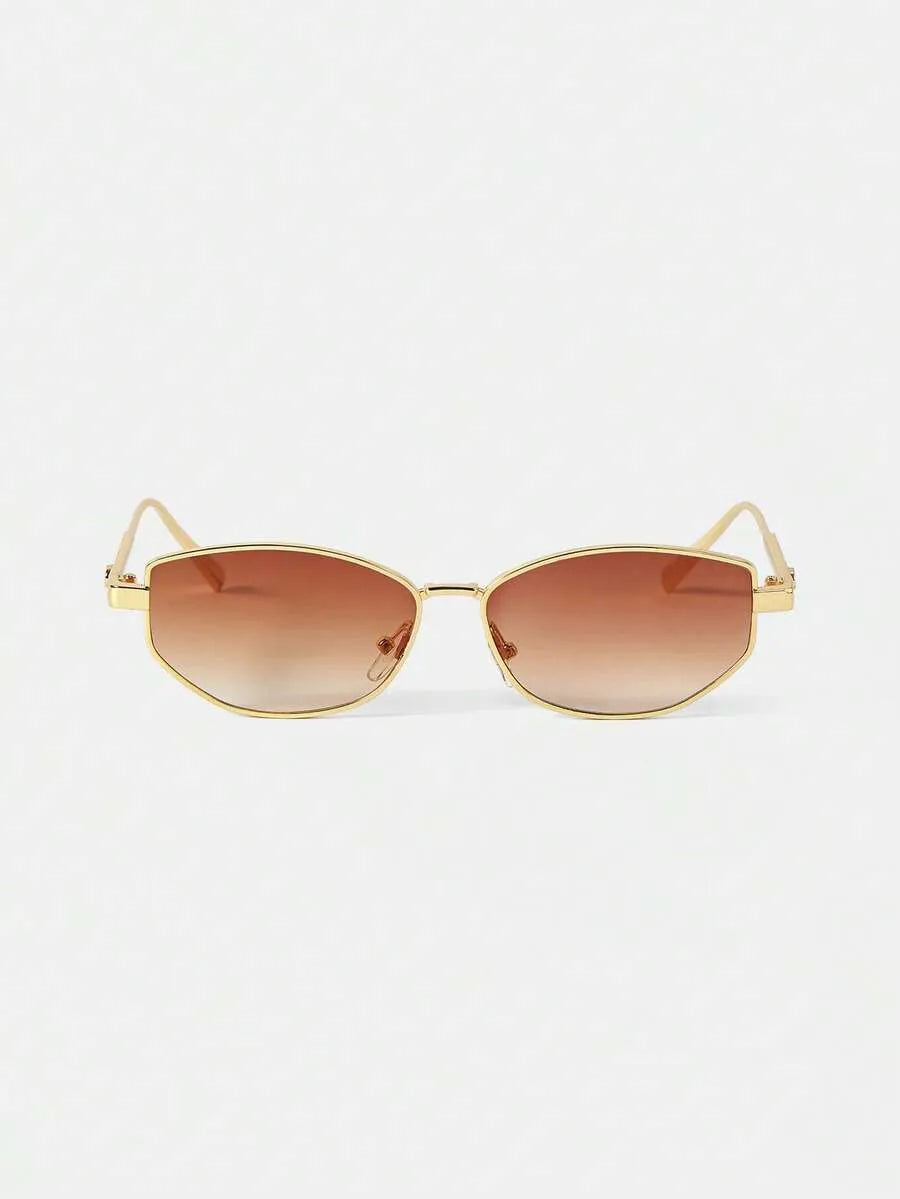 Obsidian Tortoise Oval Sonnenbrille