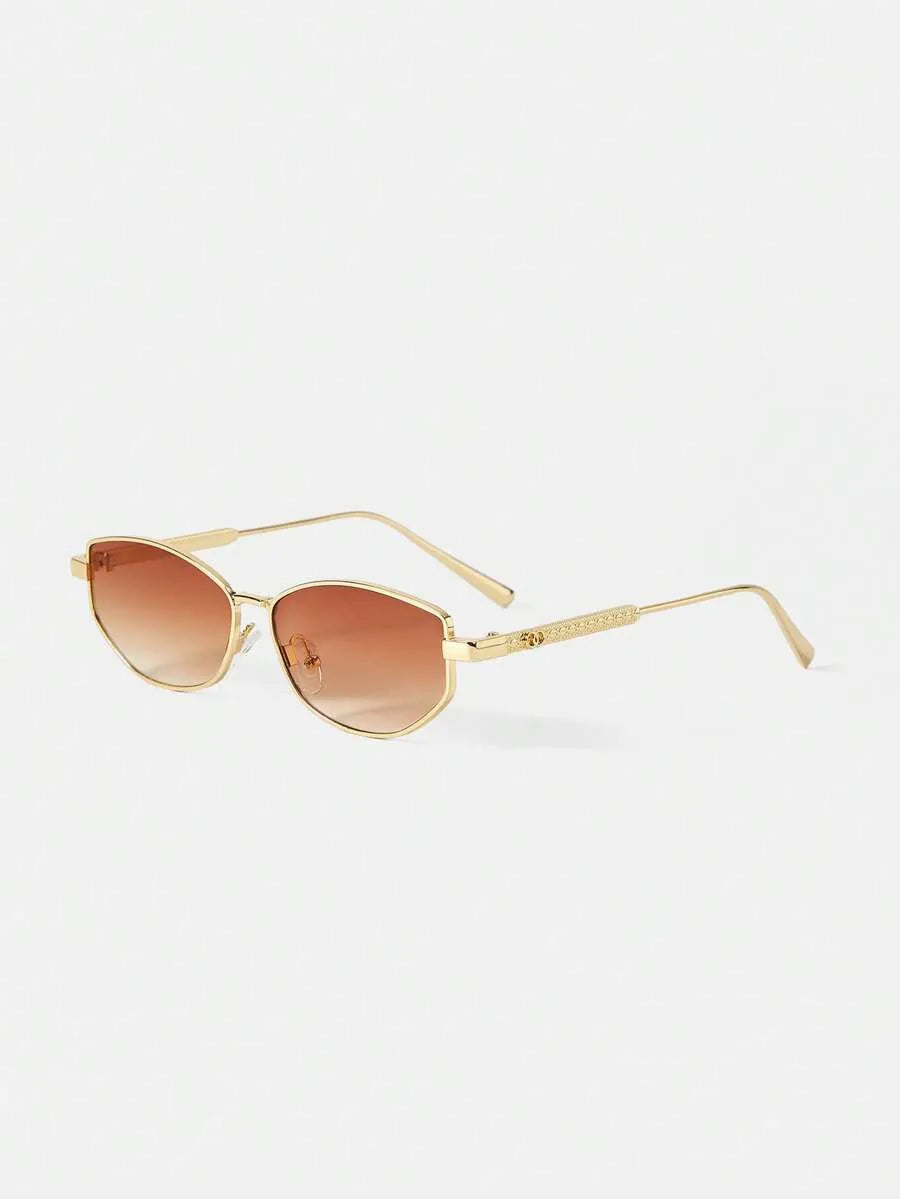 Obsidian Tortoise Oval Sonnenbrille