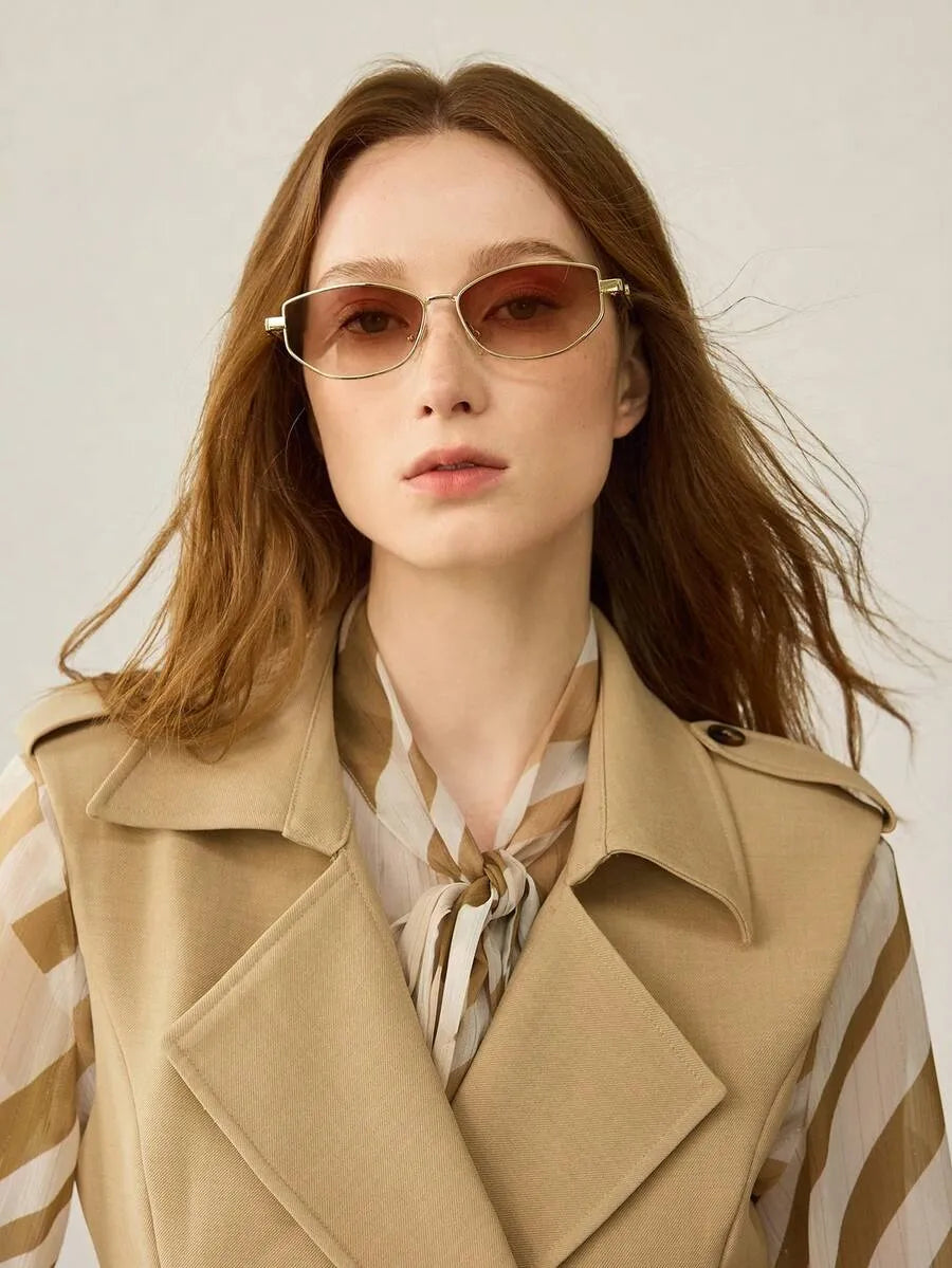 Obsidian Tortoise Oval Sonnenbrille
