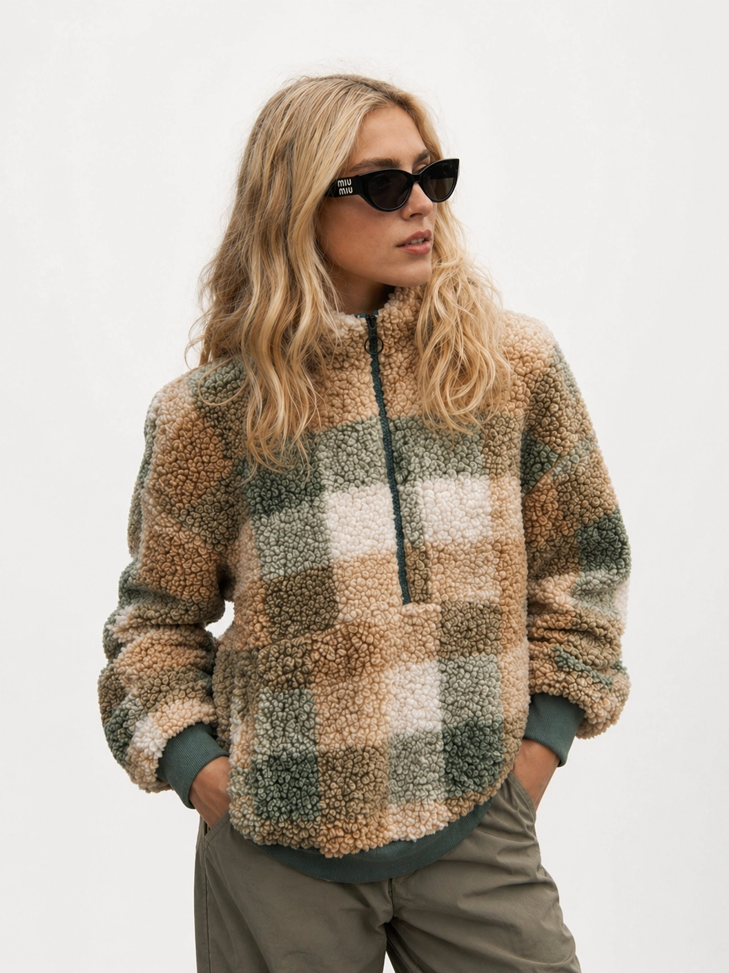 Kuscheliger Teddy-Troyer vintage Vibes