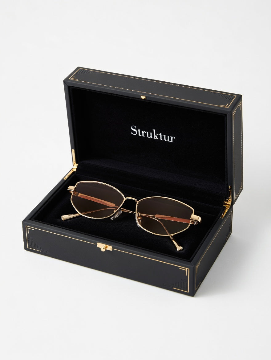 Obsidian Tortoise Oval Sonnenbrille