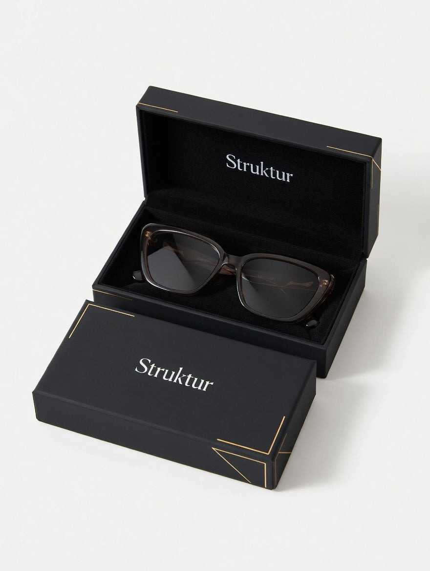 Strahlende Cat-Eye Sonnenbrille