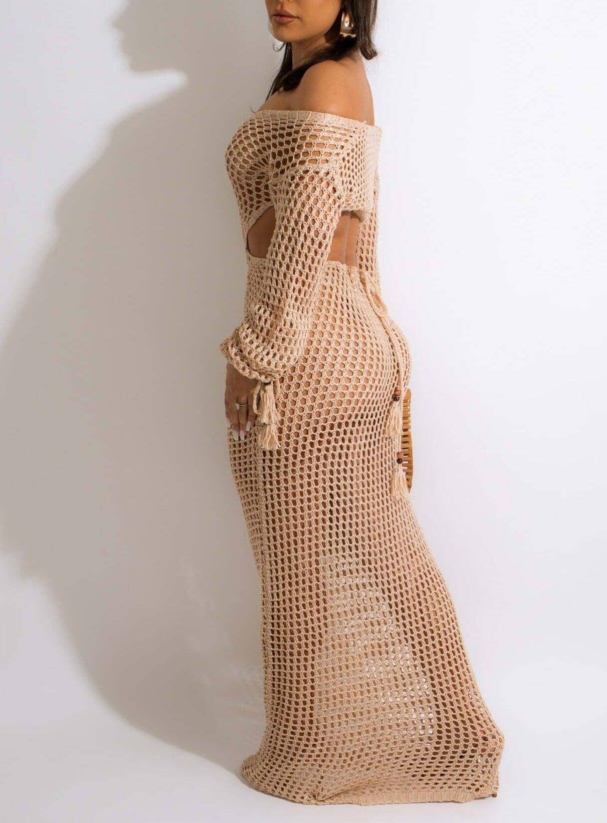 Premium Häkel-Strandkleid Mylena