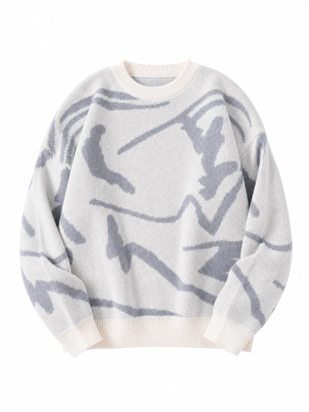 Feinstrick-Pullover Graphic