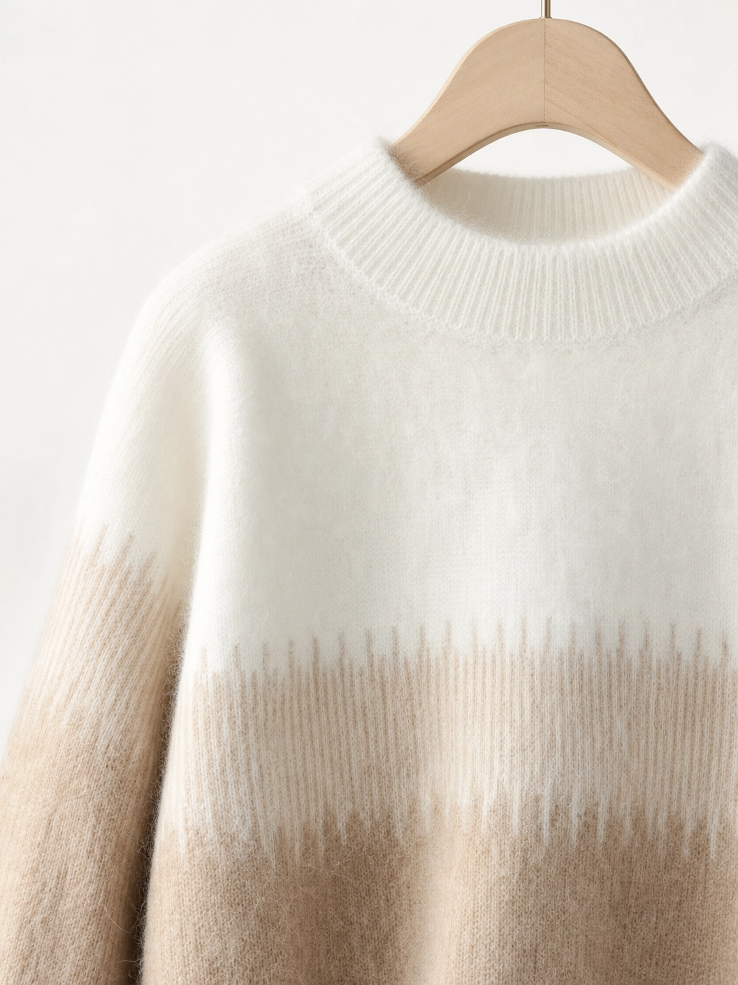 Damen Pullover in Creme Beige