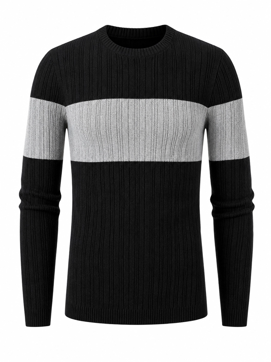 Minimalistischer Damen Pullover in Schwarz
